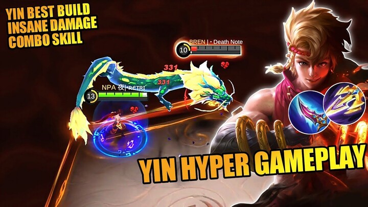 NEW HERO YIN HYPER GAMEPLAY [ Top Global Yin ]