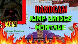 Skywars Jump Bridge Montage|HandCam|MCPE 1.14+|