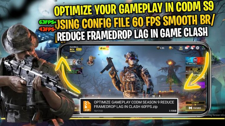 Optimize Gameplay Codm Season 9 Using Config File Fix Fps Lag BR/MP