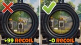 Tips for No Recoil Controlling in New Update 2.1 ✅❌ +My sensitivity Code | PUBG MOBILE / BGMI