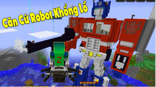 TIÊU DIỆT CĂN CỨ ROBOT KHỔNG LỒ MINECRAFT