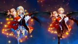 [Genshin Impact] Biểu cảm của hai công chúa khi ôm Tiểu Cung có gì khác biệt?