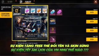 FREE FIRE | SỰ KIỆN TẶNG THẺ ĐỔI TÊN SKIN M4A1 PHÉP THUẬT MIỄN PHÍ - SỰ KIỆN TẾT SẮP TỚI !!!