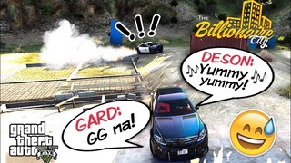 Car Chase napaSAYAW si KASHY at DESON ng Billionaire Gang - GARD GTA 5 RP