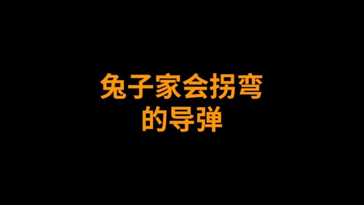 鹰酱：钱学森导弹捕捉不到呀！兔子：我教你，站着不动就来找你了！