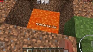 Troll Thằng Bạn Bơi Bằng Lava Trong Minecraft :)