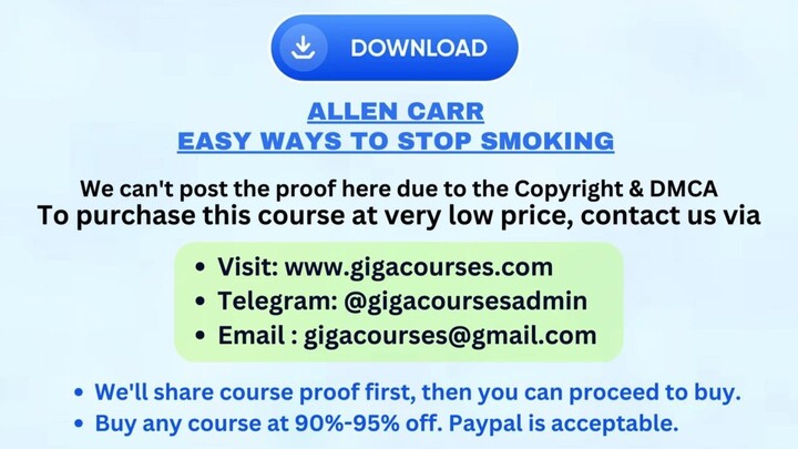 Allen Carr - Easy Ways To Stop Smoking