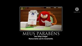 Knuckles avaliando os Ships de BLEACH!