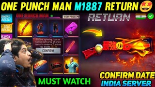 ONE PUNCH MAN M1887 RETURN | ONE PUNCH MAN M1887 SKIN RETURN FREE FIRE | M1887 NEW SKIN
