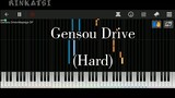 Gensou Drive - Mayoiga OP (Hard) | Piano tutorial