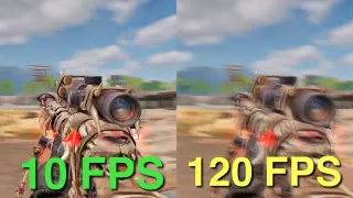 Low vs High FPS CODM