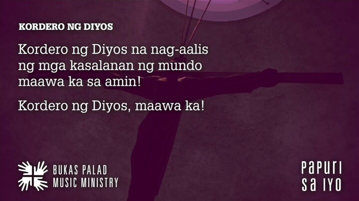 Songs for Online Mass: KORDERO NG DIYOS