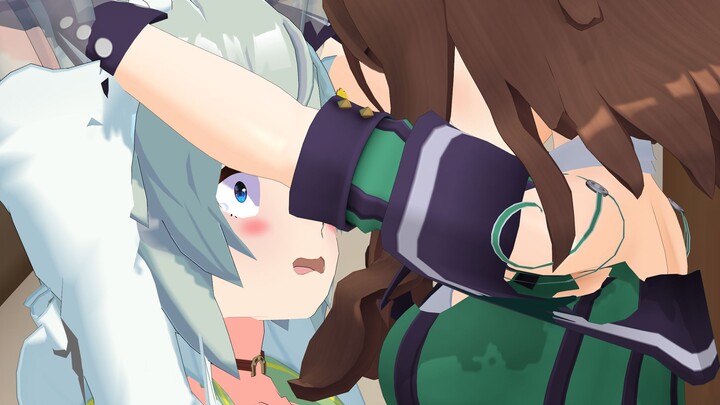 "Uma Musume: Pretty Derby MMD" Kertas serangan dan pertahanan tinggi terhadap nelayan