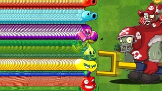 Thử thách Pvz 2 - 5 cây sử dụng 1 lần tăng sức mạnh so với 100 zombie toàn sao hiện đại