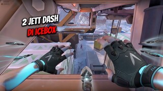 2 JETT SUPER DASH DI MAP ICEBOX *NOT PATCHED* | Valorant Indonesia