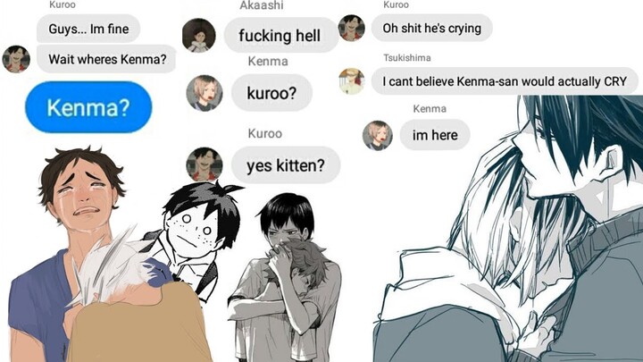 haikyuu texts - KuroKen rEadS "the galaxy is endless"