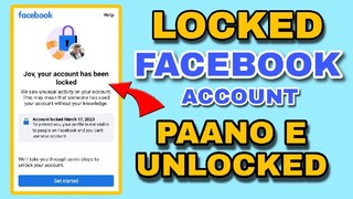 PAANO E RECOVER ANG LOCKED FACEBOOK ACCOUNT 2023 | JOVTV