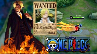 VINSMOKE SANJI in MOBILE LEGENDS IS SO INSANE!! 😱