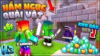 H3 Cùng NoobTeam Khám Phá CĂN HẦM QUÁI VẬT Phát Hiện Kho Báu KIM CƯƠNG | Tập 9 - RLCraft