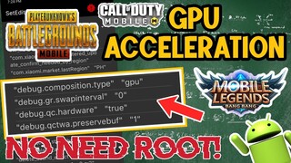 HOW TO ENABLE THE GPU ACCELERATION ON YOUR ANDROID PHONE WITHOUT ROOT | TAGALOG TUTORIAL 2022