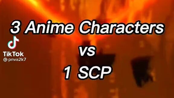 SCP vs anime