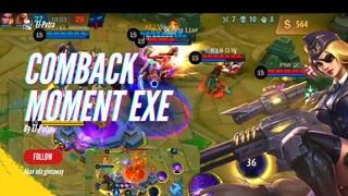 Exe Comeback moment pertolongan dari bapak moonton yang baik hati...