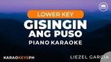 Gisingin Ang Puso - Liezel Garcia (Lower Key - Piano Karaoke)