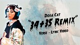 Doja Cat - 34+35 (Verse - Lyric Video)