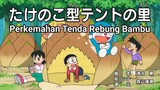 Doraemon perkemahan tenda Rebung Bambu