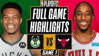 MILWAUKEE BUCKS vs CHICAGO BULLS FULL GAME 1 HIGHLIGHTS | 2022 NBA Playoffs | NBA 2K22