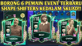 WAKTUNYA BAWA PULANG 6 PEMAIN EVENT SHAPESHIFTERS!! PEMAINNYA GACOR GACOR??!! FIFA MOBILE INDONESIA!