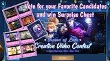 New Event Win Surprise chest in Mobile Legends Video Vote Event