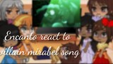 Encanto react to villain Mirabel song