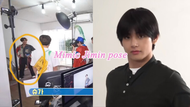 [Remix]Members of BTS imitate Park Ji-min's pose