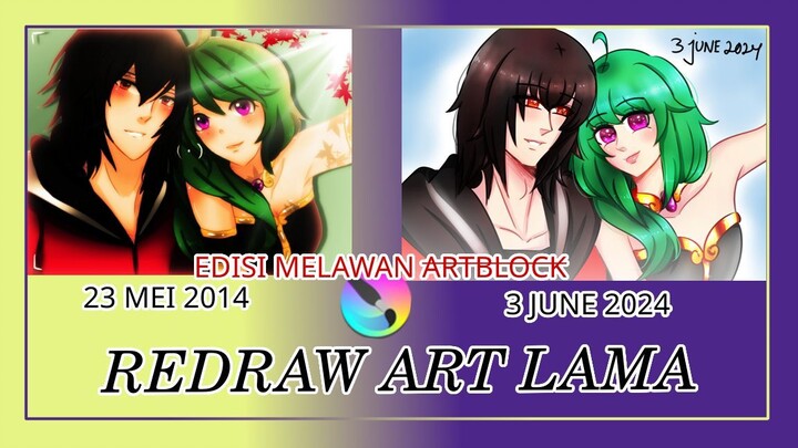 [TIMELAPSE KRITA] Edisi Melawan Artblock 😭