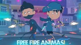 animation free fire - mabar bareng chrono musuh auto kabur - animasi ff terbaru