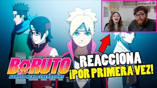 Mi PRIMA reacciona POR PRIMERA VEZ a todos los OPENINGS de BORUTO