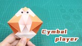 [Kriya] Tutorial Origami Pemain Simbal Untuk Imlek