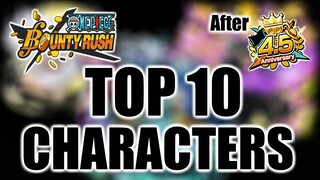 OPBR TOP 10 Characters After 4.5 Anniversary | One Piece Bounty Rush