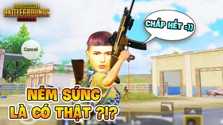 REVIEW TÍNH NĂNG NÉM SÚNG MỚI TRONG PUBG MOI-BILE ! (JUST FOR FUN)