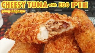 HOW TO MAKE TUNA PIE SANDWICH W/ EGG - NEGOSYONG PATOK W/ COMPUTATION | CRUNCHY & CRISPY TUNA