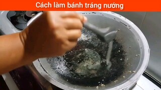 nướng bánh tráng tại nhà