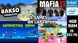 5 Games laptop/pc i5 ram 4gb intel hd 4000