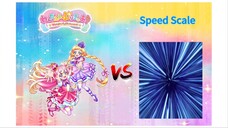 Cure Wonderful & Cure Friendy (Wonderful Precure) Vs Speed Scale (Speed Tier Level) / My Opinion