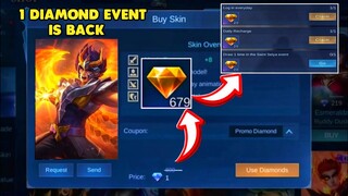 1 DIAMOND SKIN EVENT IS BACK || PROMO DIAMONDS EVENT 2022