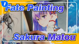 [Fate Stay Night HF] Lukisan tangan Sakura Matou dengan pena warna_1