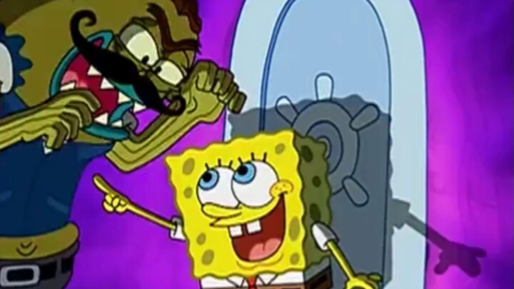 Yellow cube SpongeBob puts an end to the Avengers