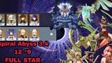 Alhaitham & Kamisato Ayaka C0 Spiral Abyss 3.4 full star (joki akun temen)
