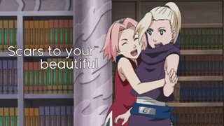 Sakura & Ino || Scars to your beautiful