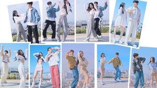 Nine collaborations at the same location, from youth to maturity, the only thing that remains unchan